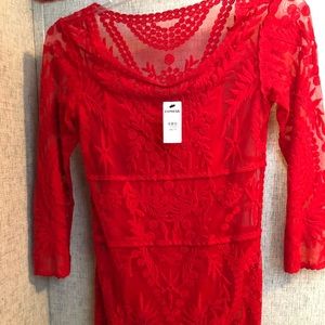 Express Red Dress